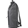 Sac à dos roll-top  en polyester rPET - Evie Matières : polyester Couleurs : noir cadeau collaborateur premium