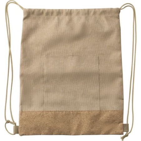 Sac à dos  en polyester rPET Ansel Matières : liège Couleurs : kaki