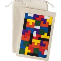 Puzzle  en bois - Cadeau d'entreprise idéal Skyla Matières : bois Couleurs : brun goodies publicitaire événementiel