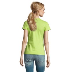 T-Shirt Femme Personnalisé 190g Confort et Style - Imperial Women Matières : coton Taille textile : S Couleurs : vert pomme marq