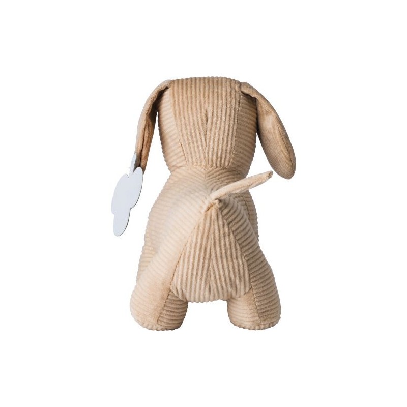 Peluche Côtière Personnalisée 'Chien' en Polyester - Liza Matières : polyester Couleurs : brun cadeau entreprise pas cher