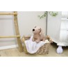 Peluche Côtière Personnalisée 'Chien' en Polyester - Liza Matières : polyester Couleurs : brun marquage laser ultra précis