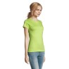 T-Shirt Femme Personnalisé 190g Confort et Style - Imperial Women Matières : coton Taille textile : S Couleurs : vert pomme good
