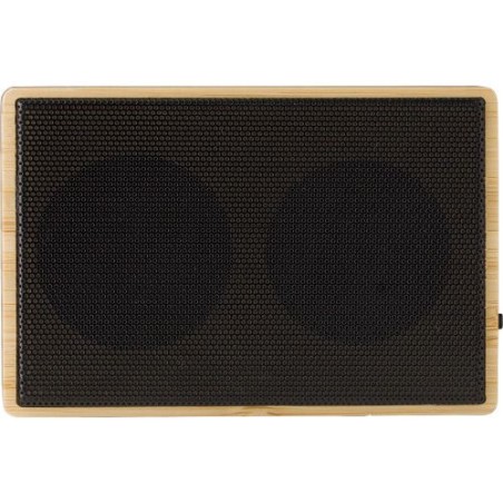 Enceinte sans fil  en bambou - Fox impression haute définition