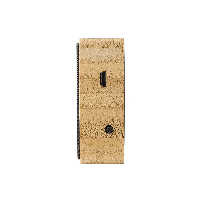 Enceinte sans fil  en bambou - Fox marquage laser ultra précis