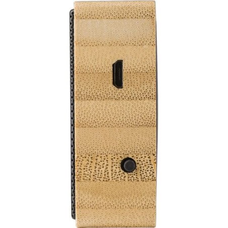 Enceinte sans fil  en bambou - Fox marquage laser ultra précis
