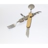 Couverts multifonctionnels s en bambou - Ainsley Matières : bambou Couleurs : brun livraison express 24h 48h
