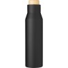 Gourde isotherme personnalisable en acier inoxydable de 500 ml - Christian Matières : acier inoxydable Couleurs : noir