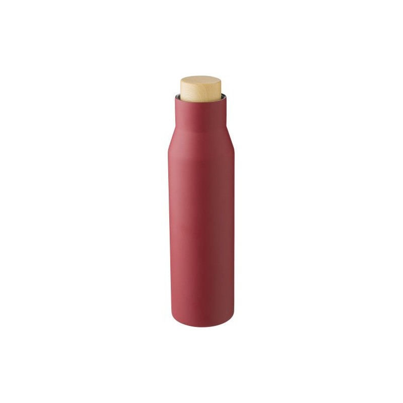 Gourde isotherme personnalisable en acier inoxydable de 500 ml - Christian Matières : acier inoxydable Couleurs : noir marquage 