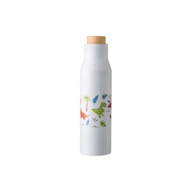 Gourde isotherme personnalisable en acier inoxydable de 500 ml - Christian Matières : acier inoxydable Couleurs : noir personnal