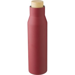 Gourde isotherme personnalisable en acier inoxydable de 500 ml - Christian Matières : acier inoxydable Couleurs : blanc objet pr