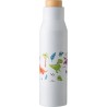 Gourde isotherme personnalisable en acier inoxydable de 500 ml - Christian Matières : acier inoxydable Couleurs : blanc objet pr