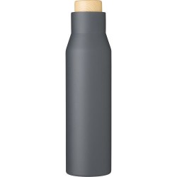 Gourde isotherme personnalisable en acier inoxydable de 500 ml - Christian Matières : acier inoxydable Couleurs : noir 2