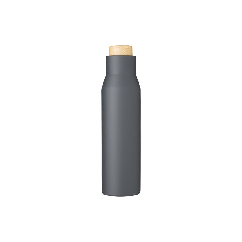 Gourde isotherme personnalisable en acier inoxydable de 500 ml - Christian Matières : acier inoxydable Couleurs : gris personnal