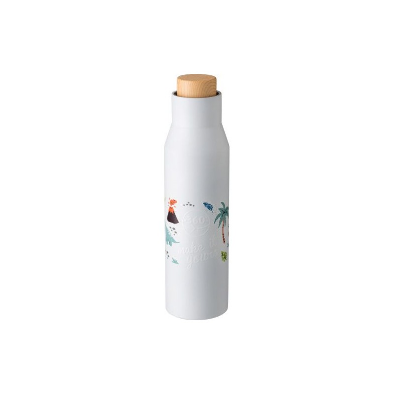 Gourde isotherme personnalisable en acier inoxydable de 500 ml - Christian Matières : acier inoxydable Couleurs : gris goodies e