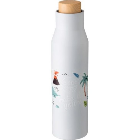 Gourde isotherme personnalisable en acier inoxydable de 500 ml - Christian Matières : acier inoxydable Couleurs : gris goodies e