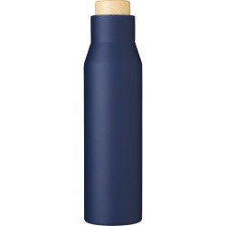 Gourde isotherme personnalisable en acier inoxydable de 500 ml - Christian Matières : acier inoxydable Couleurs : bleu marine ca
