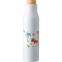 Gourde isotherme personnalisable en acier inoxydable de 500 ml - Christian Matières : acier inoxydable Couleurs : bleu marine go