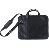 Sacoche en cuir personnalisée pour ordinateur portable - Michael Matières : cuir Couleurs : noir personnalisable avec votre logo