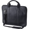 Sacoche en cuir personnalisée pour ordinateur portable - Michael Matières : cuir Couleurs : noir goodies publicitaire événementi