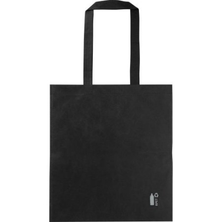 Sac shopping  en rPET non-tissé personnalisé Ryder Matières : PET recyclé Couleurs : noir