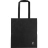 Sac shopping  en rPET non-tissé personnalisé Ryder Matières : PET recyclé Couleurs : noir