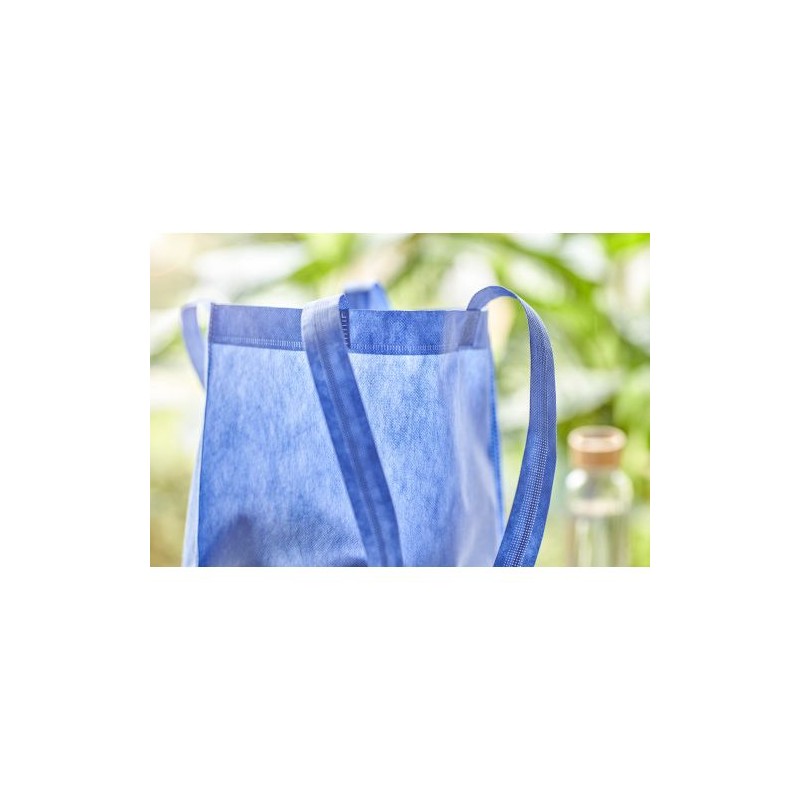Sac shopping  en rPET non-tissé personnalisé Ryder Matières : PET recyclé Couleurs : noir livraison express 24h 48h
