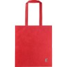 Sac shopping  en rPET non-tissé personnalisé Ryder Matières : PET recyclé Couleurs : rouge goodies publicitaire événementiel
