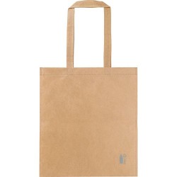 Sac shopping  en rPET non-tissé personnalisé Ryder Matières : PET recyclé Couleurs : brun cadeau entreprise pas cher
