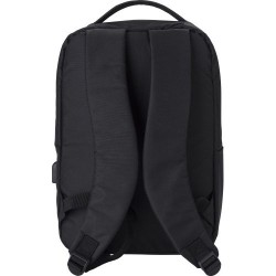 Sac à dos personnalisé en polyester rPET pour ordinateur Jesse Matières : alliage Couleurs : noir 2