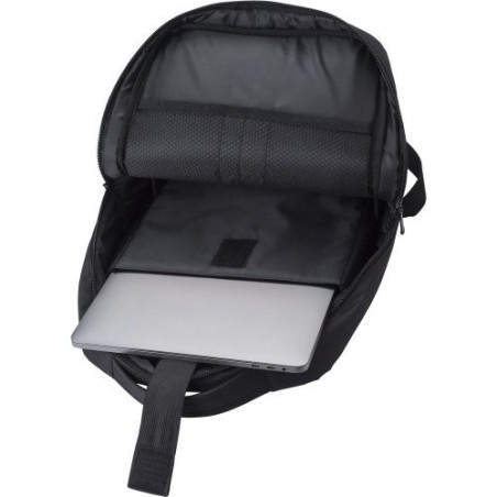 Sac à dos personnalisé en polyester rPET pour ordinateur Jesse Matières : alliage Couleurs : noir goodies publicitaire événement