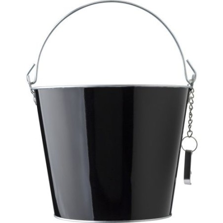 Seau à glaçons en aluminium personnalisé Corey Matières : aluminium Couleurs : blanc cadeau entreprise pas cher
