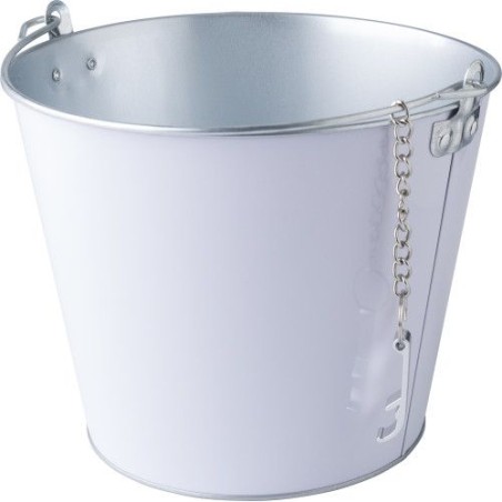 Seau à glaçons en aluminium personnalisé Corey Matières : aluminium Couleurs : blanc personnalisation rapide en France