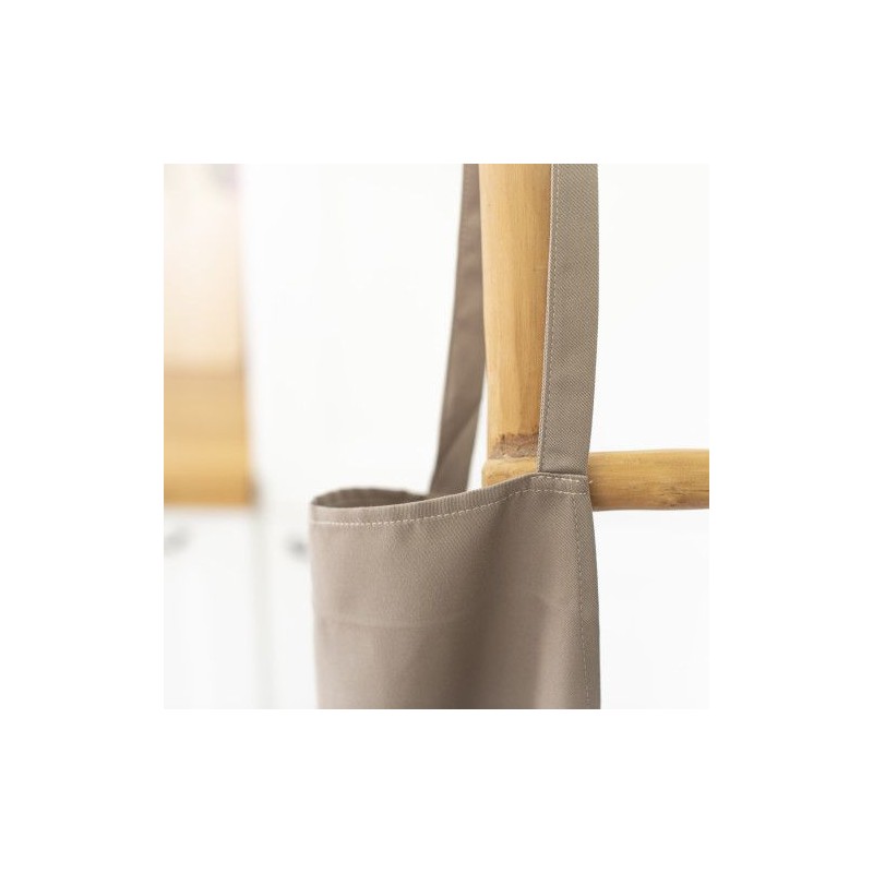Tablier de cuisine en polyester personnalisé Mindy Matières : polyester Couleurs : noir marquage laser ultra précis