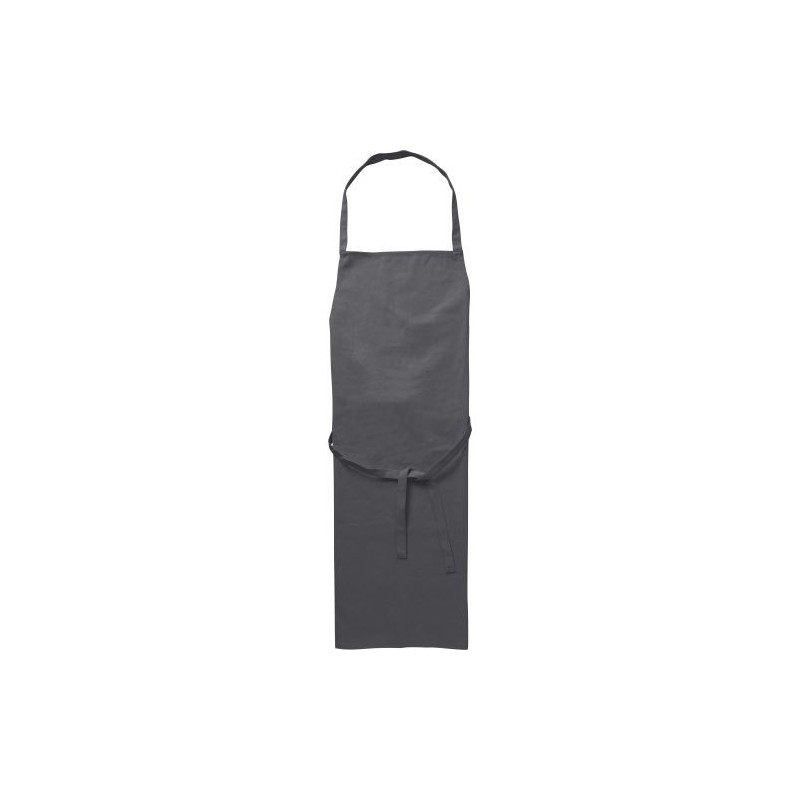 Tablier de cuisine en polyester personnalisé Mindy Matières : polyester Couleurs : gris personnalisable avec votre logo