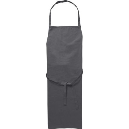 Tablier de cuisine en polyester personnalisé Mindy Matières : polyester Couleurs : gris personnalisable avec votre logo