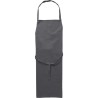 Tablier de cuisine en polyester personnalisé Mindy Matières : polyester Couleurs : gris personnalisable avec votre logo