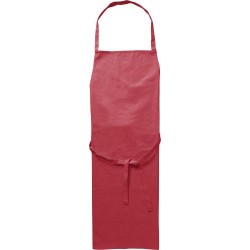 Tablier de cuisine en polyester personnalisé Mindy Matières : polyester Couleurs : rouge livraison express 24h 48h