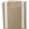 Sac isotherme  en jute personnalisé - Raveena, idéal pour vos sorties Matières : coton Couleurs : brun personnalisable avec votr