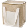 Sac isotherme  en jute personnalisé - Raveena, idéal pour vos sorties Matières : coton Couleurs : brun goodies publicitaire évén