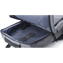 Sac à dos en polyester personnalisé pour ordinateur - Carlito Matières : polyester Couleurs : noir accessoire événementiel uniqu
