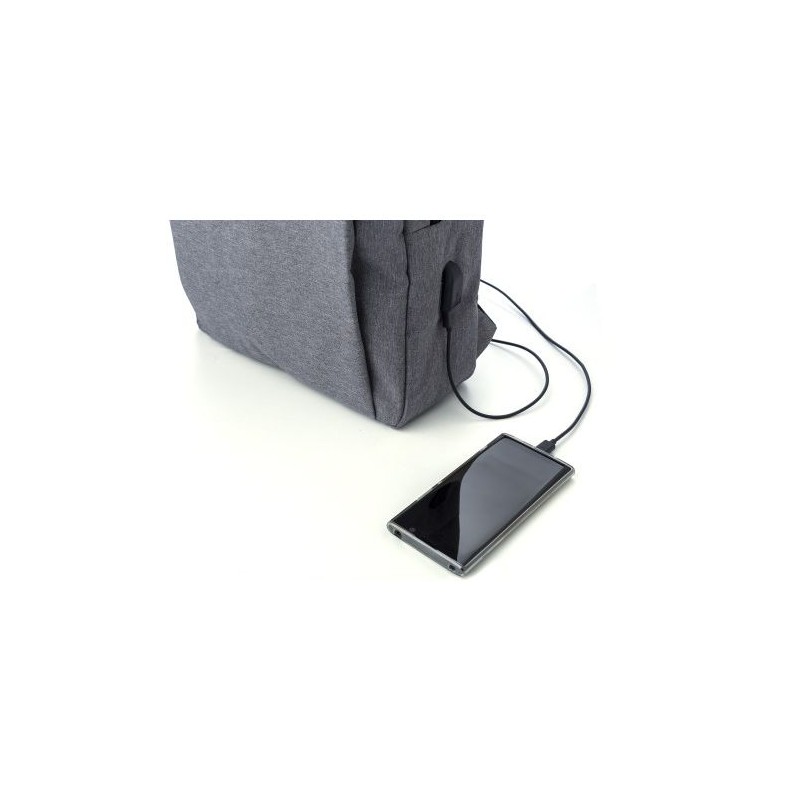 Sac à dos porte-ordinateur Carlito - Antivol et USB Personnalisé