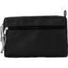 Trousse de toilette  en rPET personnalisée - Natasha Matières : fer Couleurs : noir