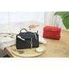 Trousse de toilette  en rPET personnalisée - Natasha Matières : fer Couleurs : noir accessoire événementiel unique