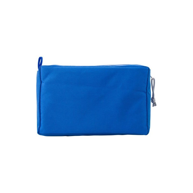 Trousse de toilette  en rPET personnalisée - Natasha Matières : fer Couleurs : rouge marquage laser ultra précis