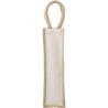 Sac à vin personnalisé en coton - Brett, cadeau idéal Matières : coton Couleurs : brun personnalisable avec votre logo