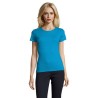 T-Shirt Femme Personnalisé 190g Confort et Style - Imperial Women Matières : coton Taille textile : 3XL Couleurs : bleu aqua goo