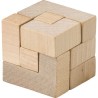 Jeu personnalisé de cubes en bois - Amber Matières : bois Couleurs : brun