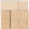 Jeu personnalisé de cubes en bois - Amber Matières : bois Couleurs : brun goodies publicitaire événementiel