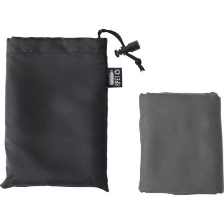 Serviette de sport  en rPET Brunilda Matières : PET recyclé Couleurs : gris